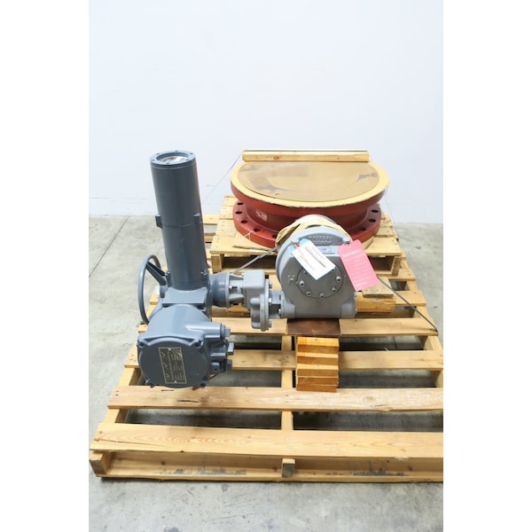 Pratt ROTORK 11AFA10B4 IW5/IR1 BONDED SEAT AWWA ELECTRIC IRON 150 FLANGED 20IN BUTTERFLY VALVE 2FII - main